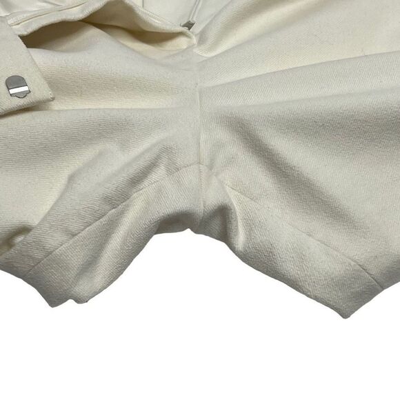 Theory ivory moleskin twill crop pants size 12 - Picture 12 of 15
